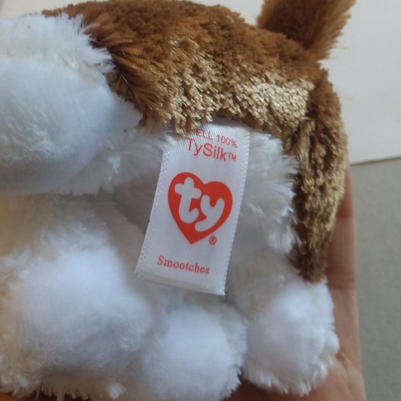 Plush Valentine Puppy Dog w/Sparkling Red Heart Stuffed Animal Toy 6.5" - Picture 5 of 8